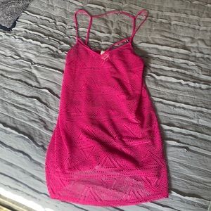 Victoria’s Secret bikini cover up pink XS